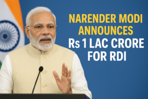 Modi announces financial support for RDI